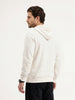 Solid Regular Fit Hoodie | Off White