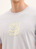 Slim Fit Puffer Printed T-Shirt | Blue