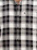 Regular Fit Checkered Full Sleeve Shirt | Black