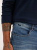 Faded Straight Fit Denim Jeans | Light Blue | WJN0200SR2017S