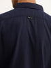 Solid Regular Fit Full Sleeve Shirt | Navy Blue