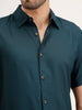 Solid Comfort Fit Shirt | Teal
