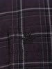 Regular Fit Checkered Shirt | Purple