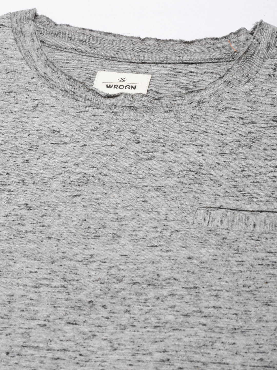 Abstract Melange Grey T-Shirt