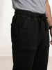 Washed Relaxed Fit Jogger | Black