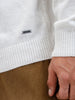 Men's Solid Casual Hoodie Pullover | White