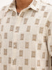 Classic Comfort Fit Jacquard Shirt | Off White