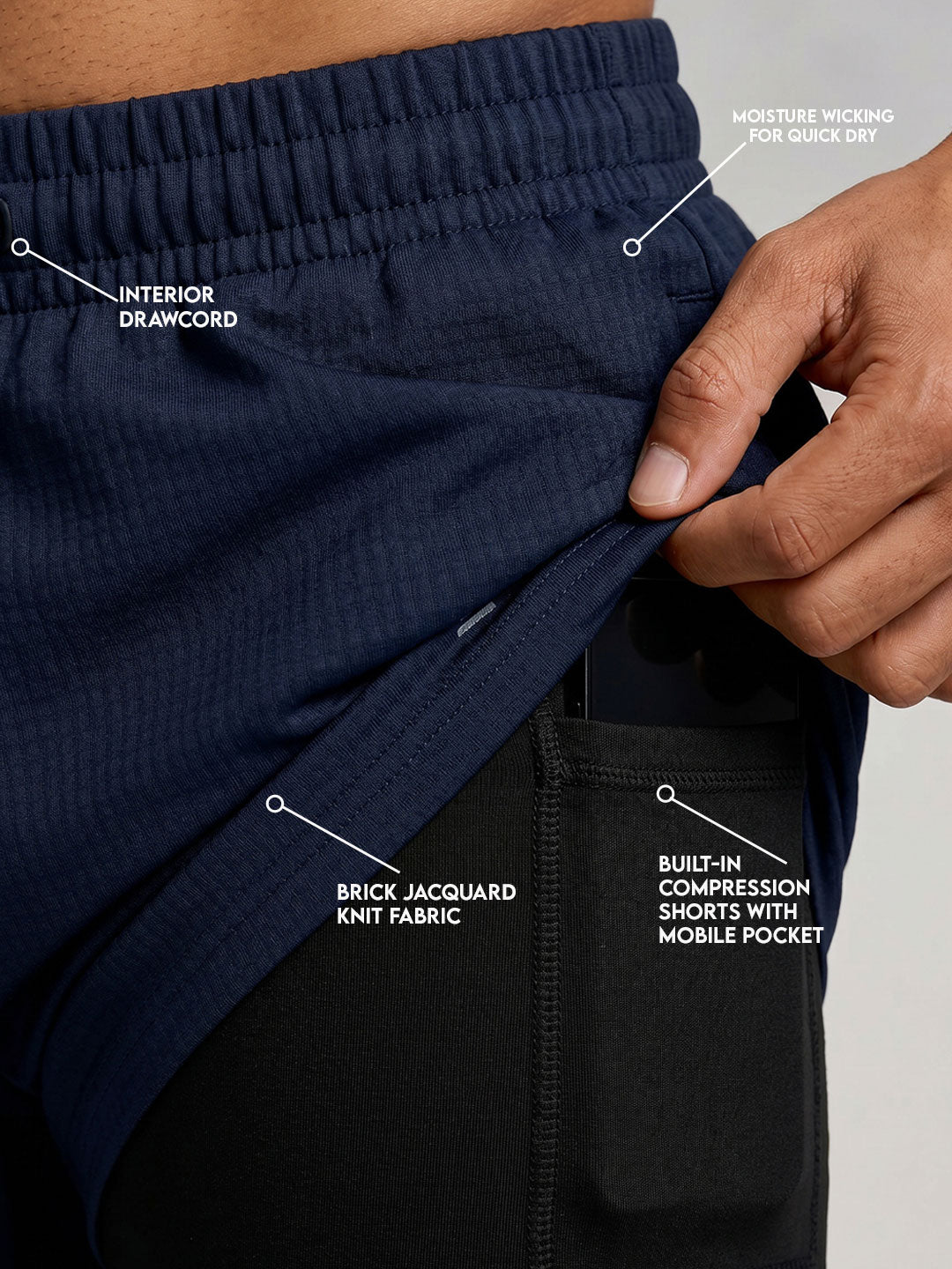 Compression shorts | Active |  Navy Blue