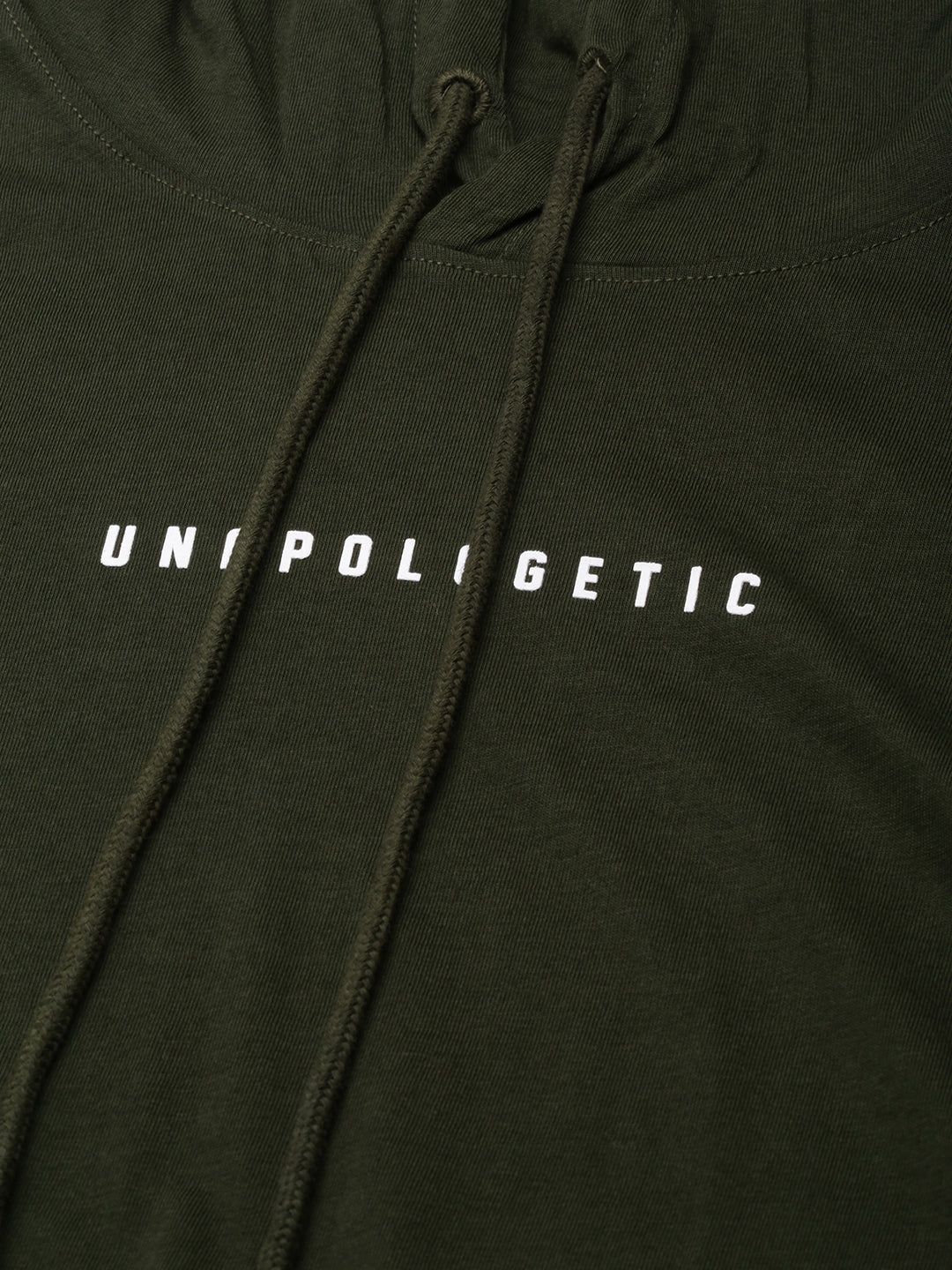 Unapologetic Print Hooded T-Shirt