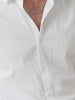Solid Slim Fit Full Sleeve Shirt | White
