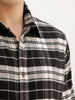 Slim Fit Full Sleeve Checkered Shirt | Black | WSH02FSSL0332S