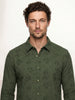 Comfort Fit AOP Full Sleeve Shirt | Olive