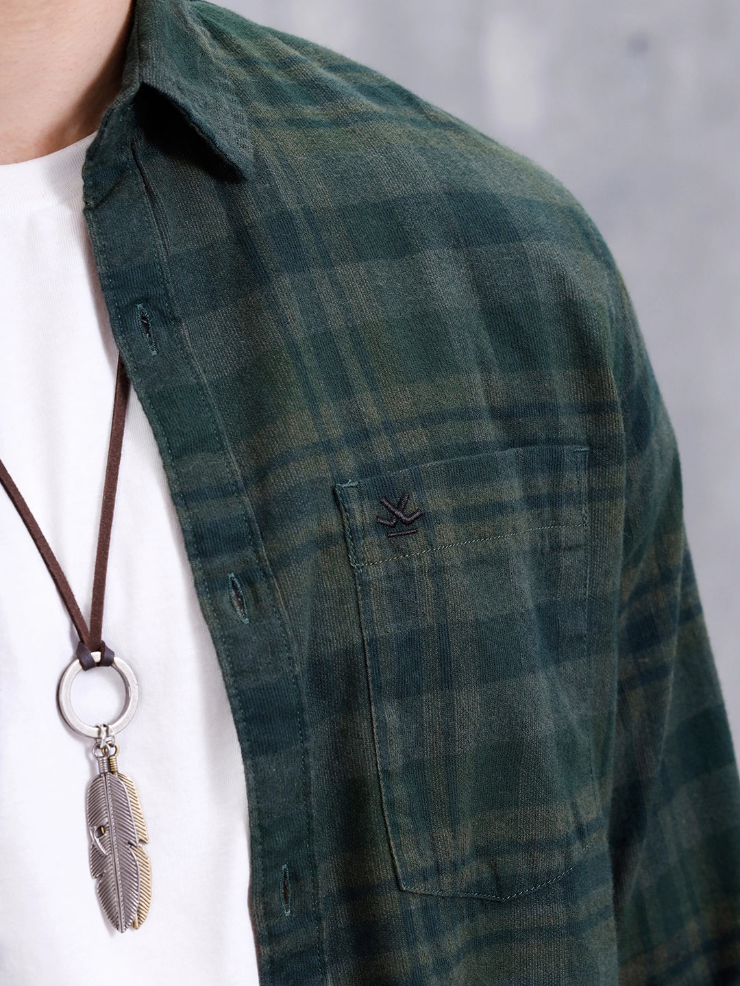 Checkered Full Sleeve Regular Fit Shirt | Green