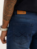 Slim Fit Washed Denim Jeans | Black