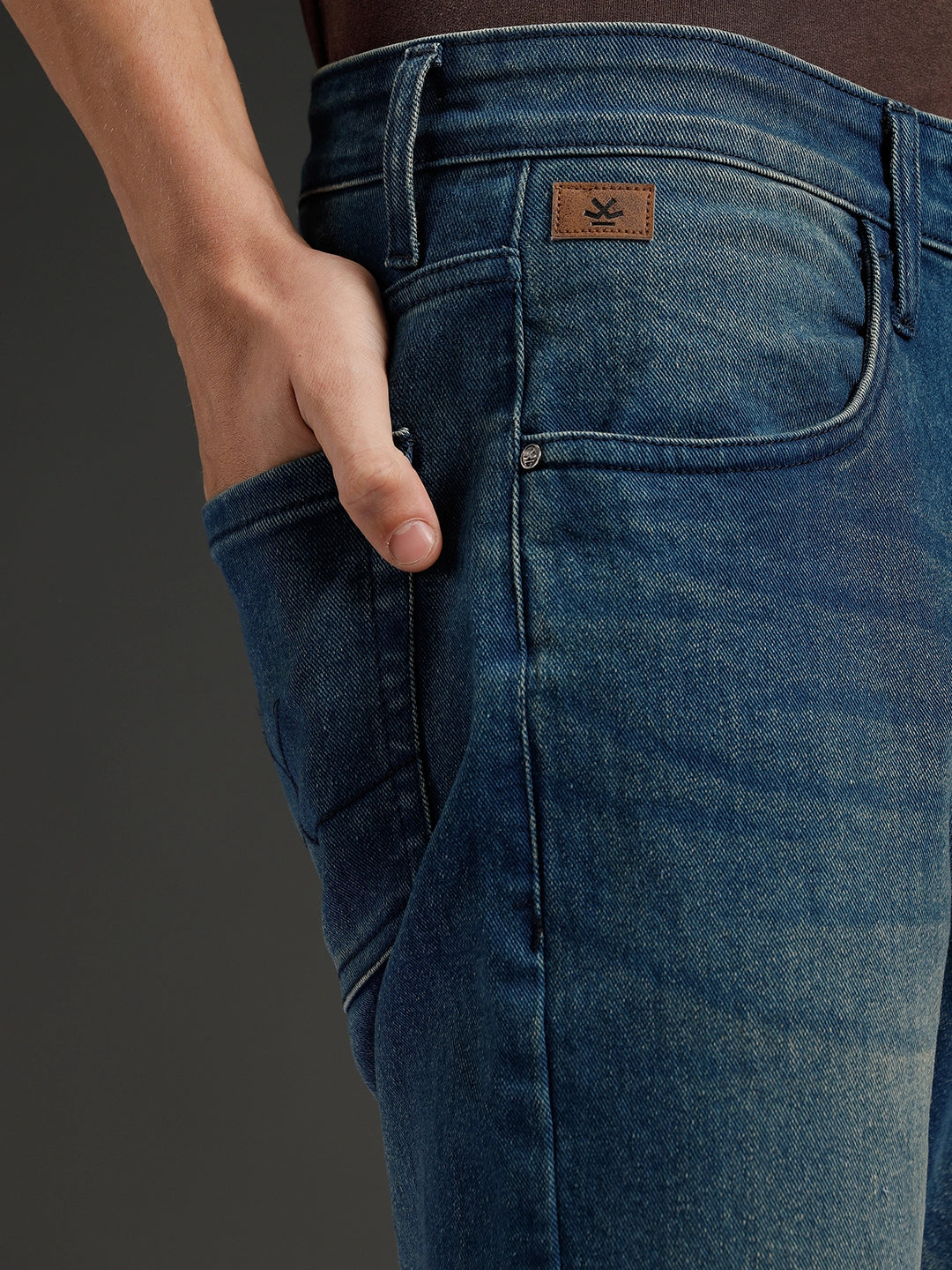 Wrogn Men's Slim Fit Denim Jeans |  Blue