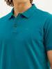 Solid Slim Fit Polo T-Shirt | Dark Green