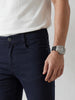 Solid Slim Fit Trouser | Navy Blue