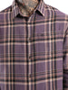 Elite Purple Herringbone Checkered Shirt