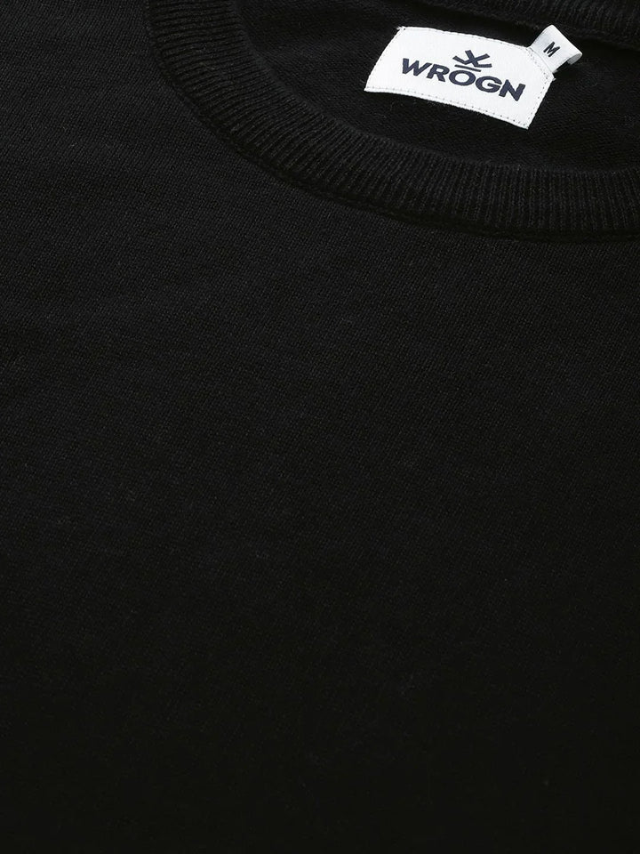 Simple Black Crewneck Shirt