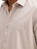 Solid Slim Fit Full Sleeve Shirt | Grey