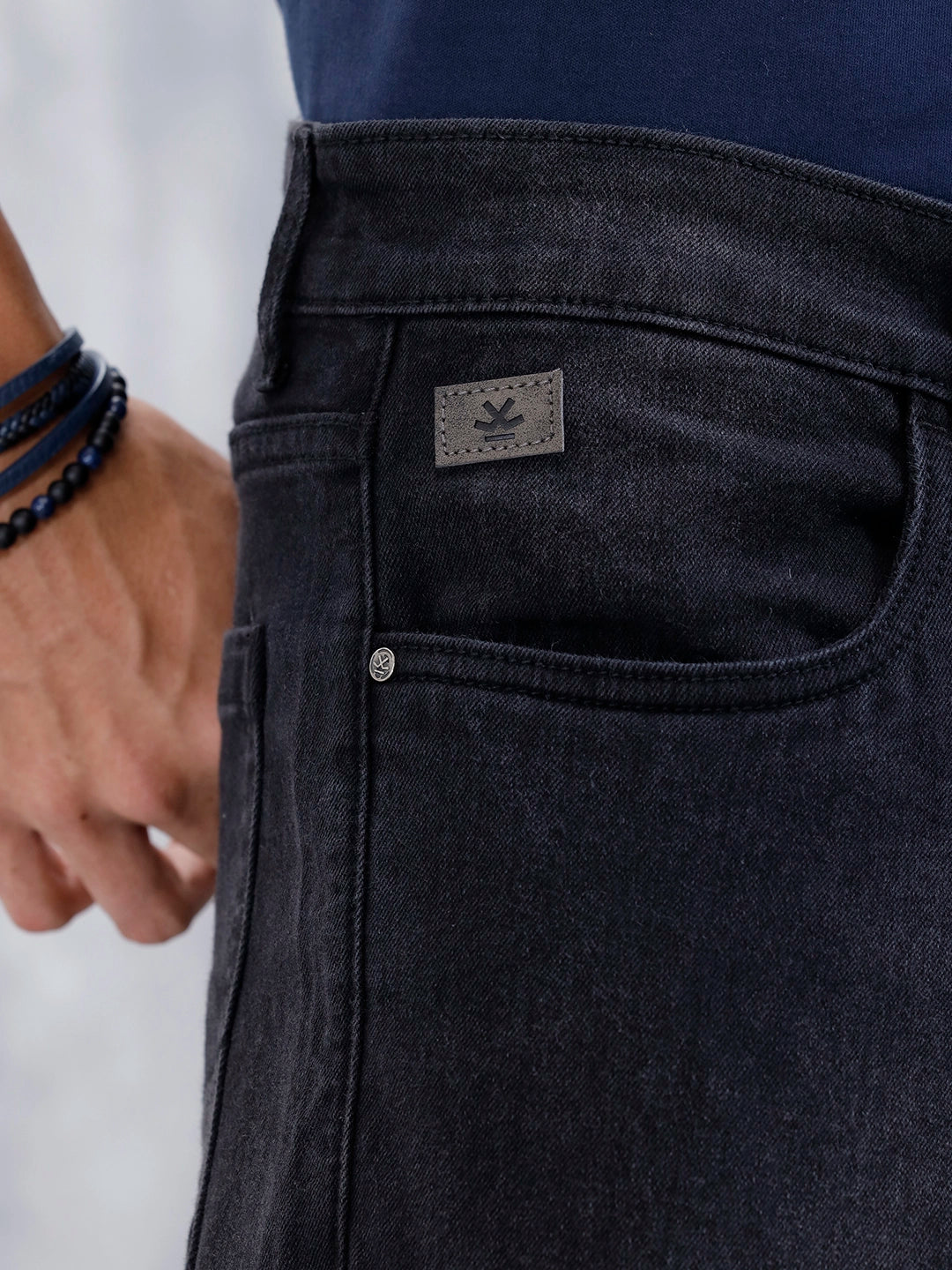Men's Regualr Fit Mid Wash Jeans | Mid Grey