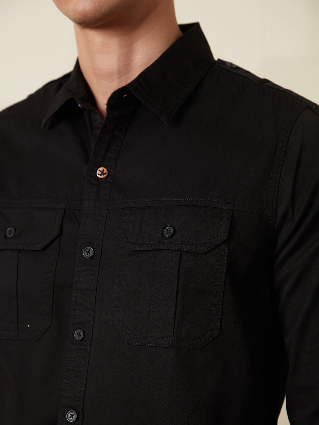 Solid Prime Black Shirt