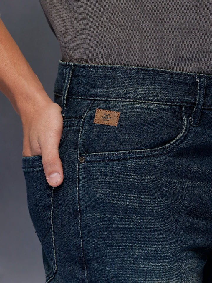 Casual Anti Fit Jeans | Dark Blue