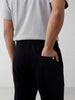 Men's casual cargo knit joggers | Black