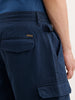 Loose Fit Cargo Trouser  | Blue