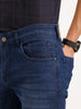 Slim Fit Faded Denim Jeans | Blue