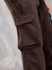 Straight Fit Cargo Jogger I Dk Brown