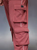 Men's relaxed fit knit jogger with utility pocket  | Maroon