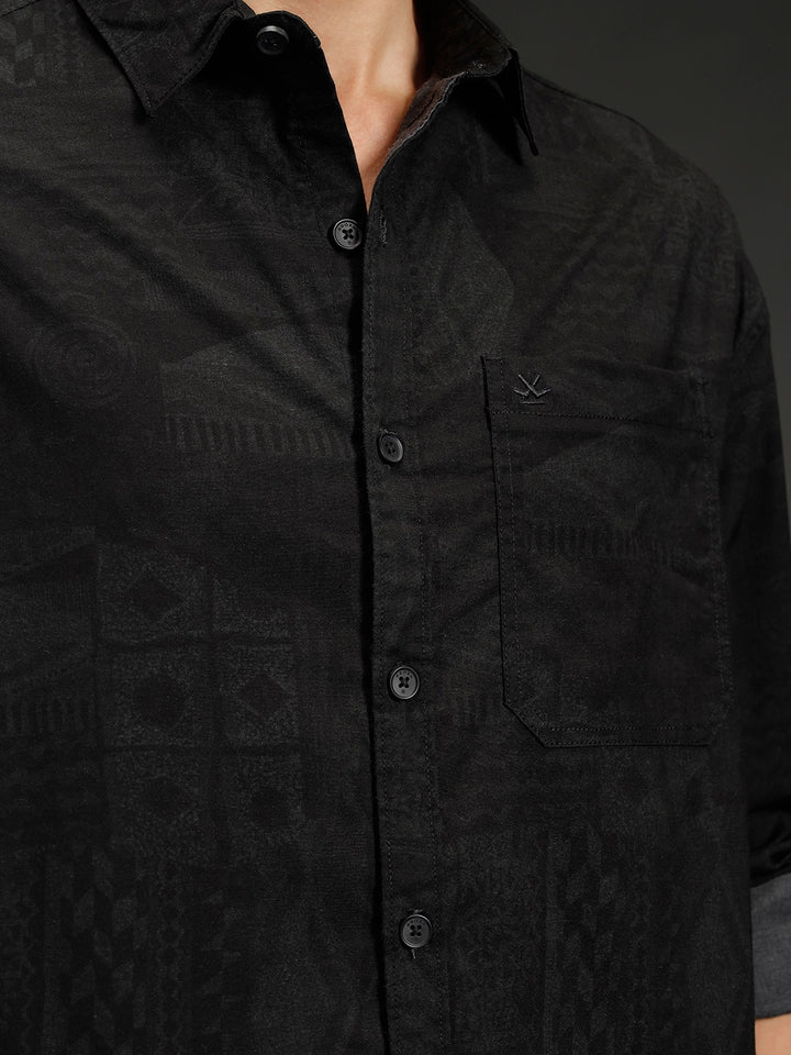 Men's casual oversized fit shirt | Grey