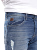 Distressed Blue Blaze Denim Jeans