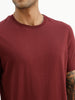 Core Basics Slim Fit T-Shirt | Essential | Maroon