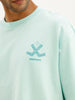Oversized Back Printed T-Shirt | Light Green