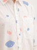 Regular Fit AOP Full Sleeve Shirt | White | WOSH0438M