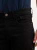 Solid Slim Fit Denim Jeans  | Black