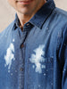 Abstract Splash Cotton Shirt