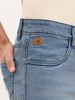 Straight Fit Denim Jeans | Light Blue