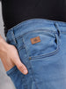 Heavy Washed Lt Blue Jeans I Light Blue