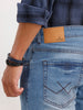 Slim Fit Faded Denim Jeans | Light Blue