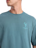 Urban Teal Back Printed T-Shirt