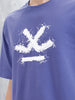 Wrogn Oversized Fit Graphic T-Shirt | Blue