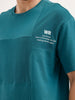 Oversized Cut & Sew T-Shirt | Green