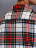 Men's Casual Oversized Checkered Shirt  |  Red