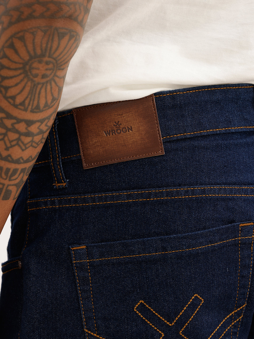 Solid Slim Fit Denim Jeans | Dark Blue | WJN0200SL2192S