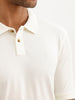 Classic Placement Printed Polo T-Shirt | Off White