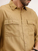 Classic Double Pocket Shirt | Khaki