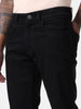 Black Contrast Basic Jeans